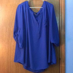 Torrid “Harper” Pullover Georgette Blouse